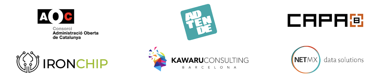 Logotips dels patrocinadors BRONZE de COMTIC 2025