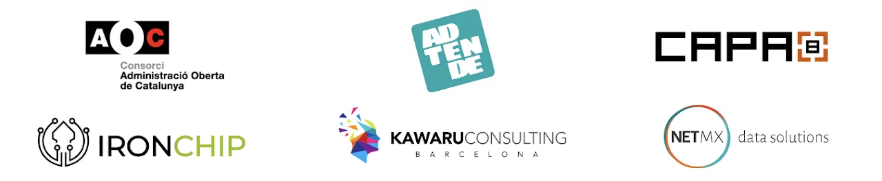 Logotips dels patrocinadors BRONZE de COMTIC 2025